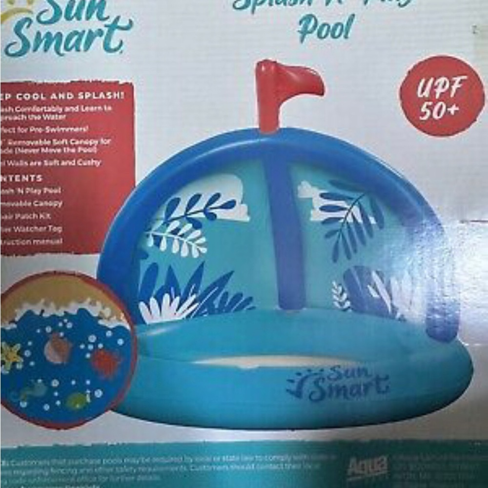 New Inflatable Kiddie Pool and Sprinkler